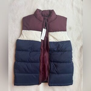 NWT Janie and Jack Colorblock Puffer Vest - Boys Size 10-12